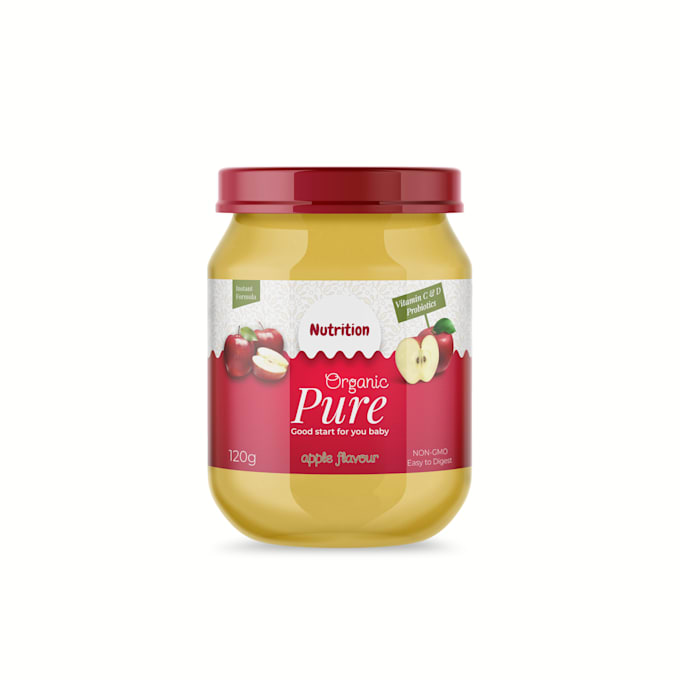 design an attractive baby products packaging