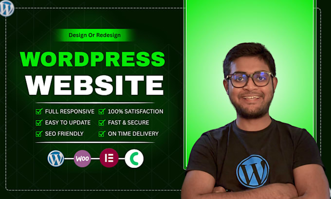 design, redesign wordpress website as elementor expert