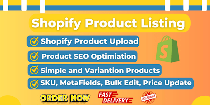 do manually shopify product listing and update inventory