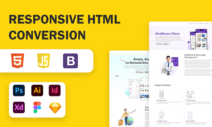 Make good looking website in html css with responsive by Kannangr02318 ...