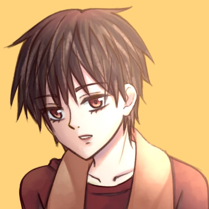 Drawing anime style oc fanart by Meralarts Fiverr