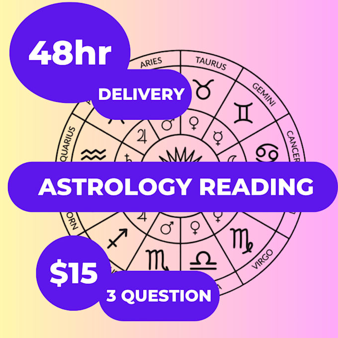 give you a 3 question astrology reading