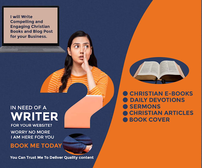 ghostwrite bestselling christian books and ebooks for you