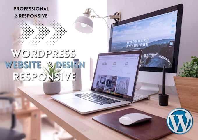 create wordpress website design or blog or modern