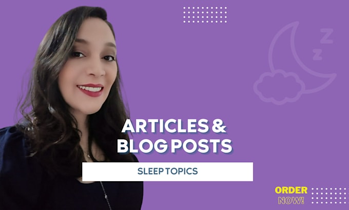 write content for your website or blog as a sleep researcher