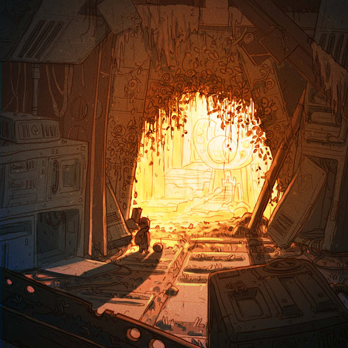 draw a background for your game or cartoon
