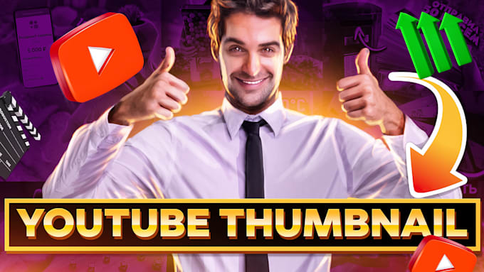 Design a perfectly detailed youtube thumbnail by Shoxydesign | Fiverr