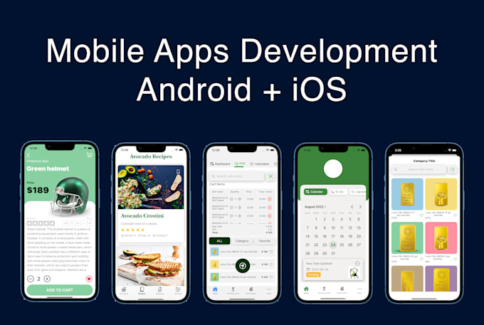 develop ios and android applications