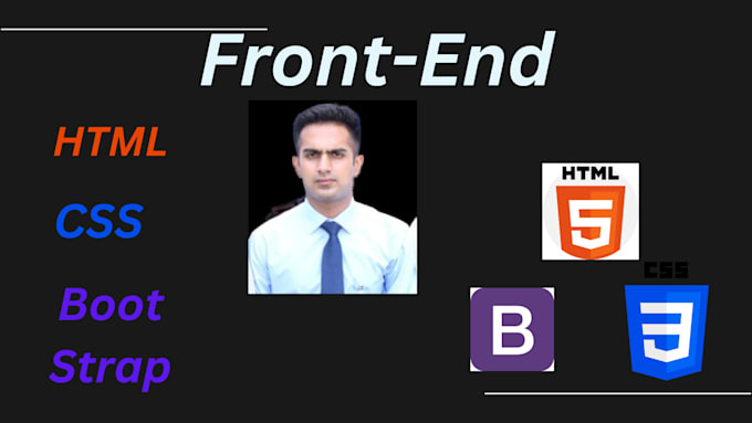 Make your front end website through html css bootstrap by Ranasubhan357 ...