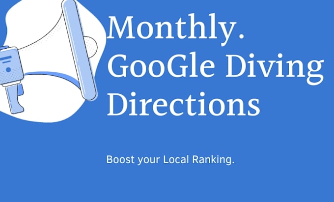 do monthly driving direction maps  boost gbp listing