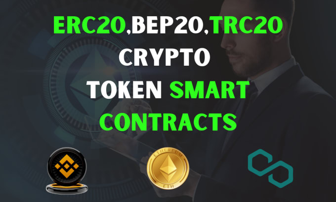 develop erc20,bep20,trc20 crypto coin smart contracts