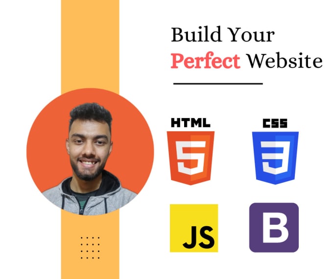 Be your frontend web developer with html, css, javascript by ...