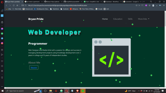 Design a website using html css bootstrap by Bmp0035 | Fiverr
