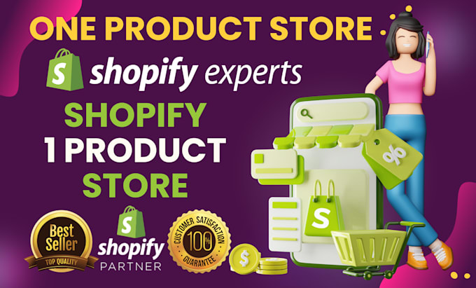build one product store or single product store for dropshipping
