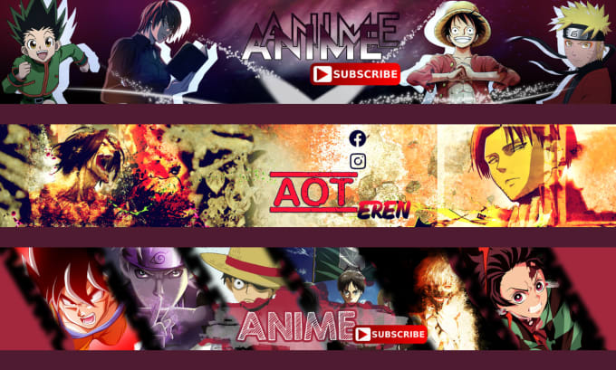 Design a youtube banner for you by Najlaghe | Fiverr