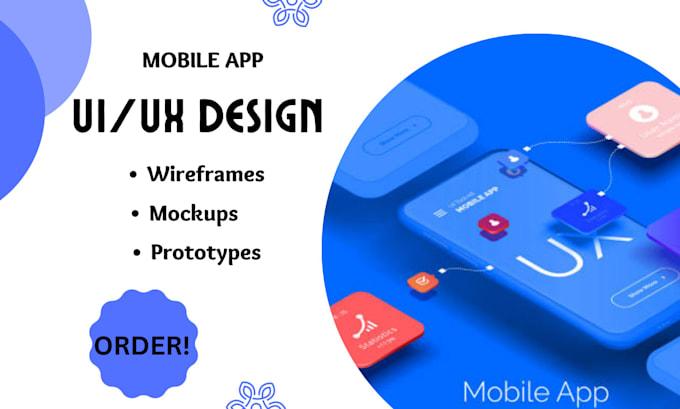 Design modern app ui ux, hugo website, prototype mockup for mobile and ...