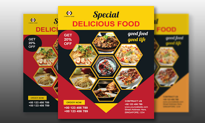 Create restaurant menu design for your business by Imranvect | Fiverr