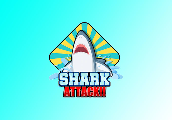design creative shark attack logo for your business