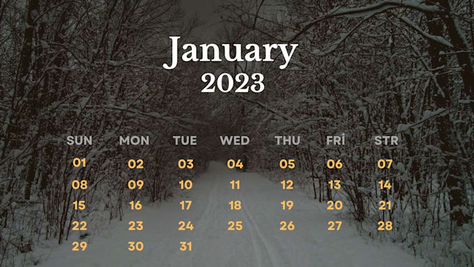 Make a custom calendar planner just as you wish by Dzhesuronline Fiverr