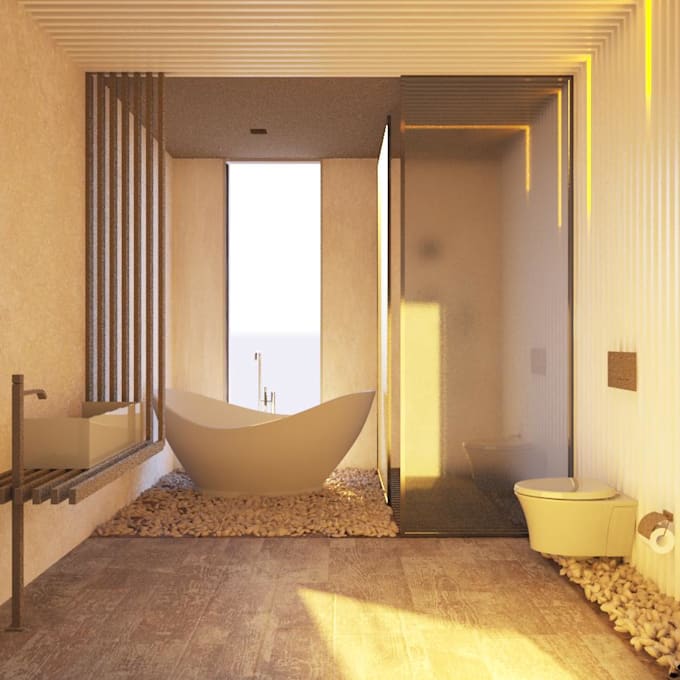 Design your dream bathroom by Rodinadesign Fiverr