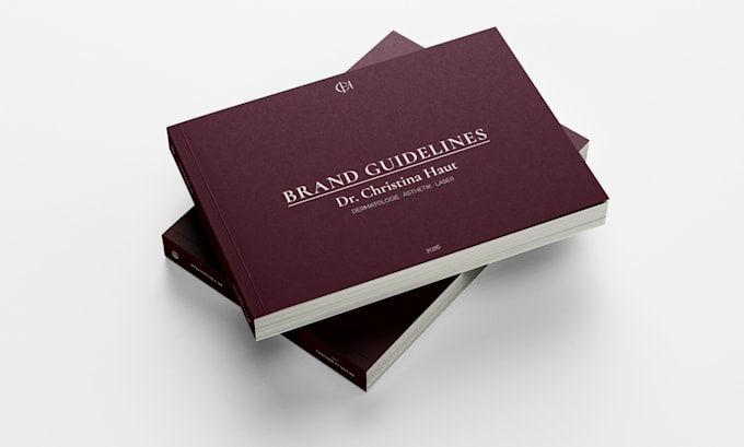 design a professional brand book and brand guidelines