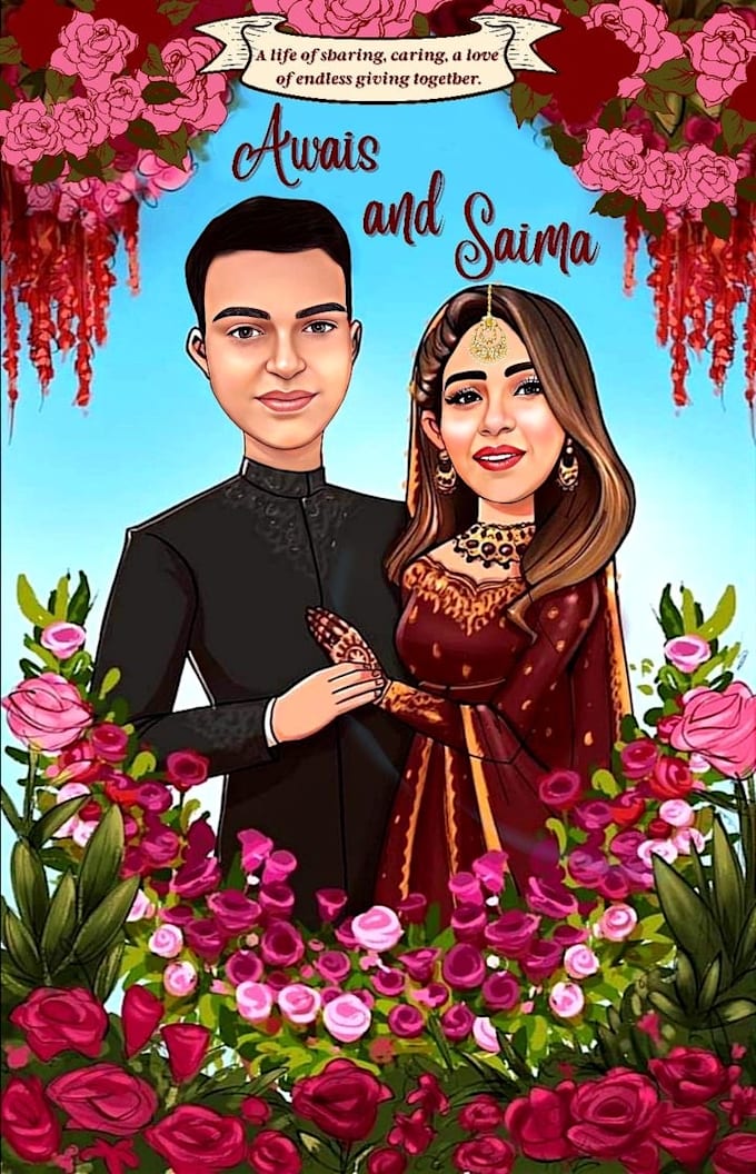 design creative indian wedding invitation video for whatsapp