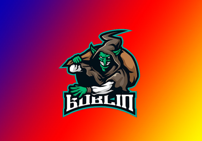 design creative goblin mascot logo for your business