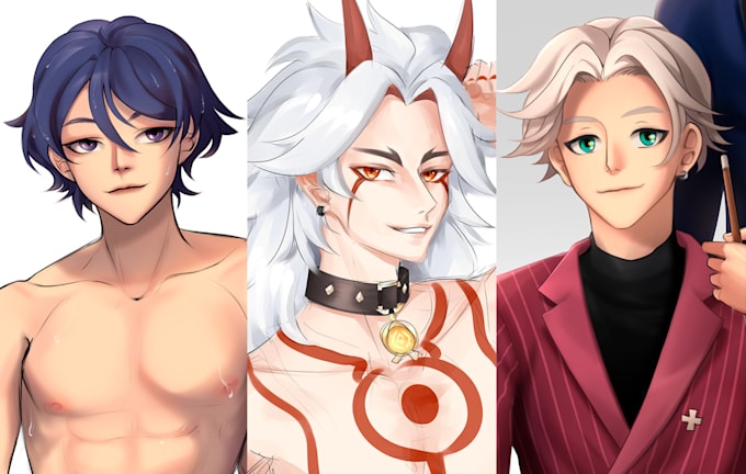Draw amazing anime, manga, visual novel, webtoon character by Little ...