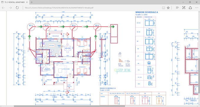Design 2d building plans by Tasila94 | Fiverr