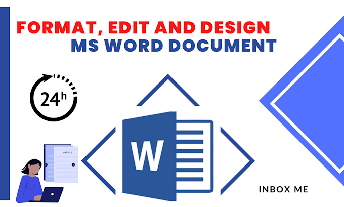 Format, design, create, type, edit microsoft word document by Banu94 ...