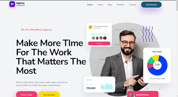 create ecommerce, woocommerce, professional responsive wordpress site