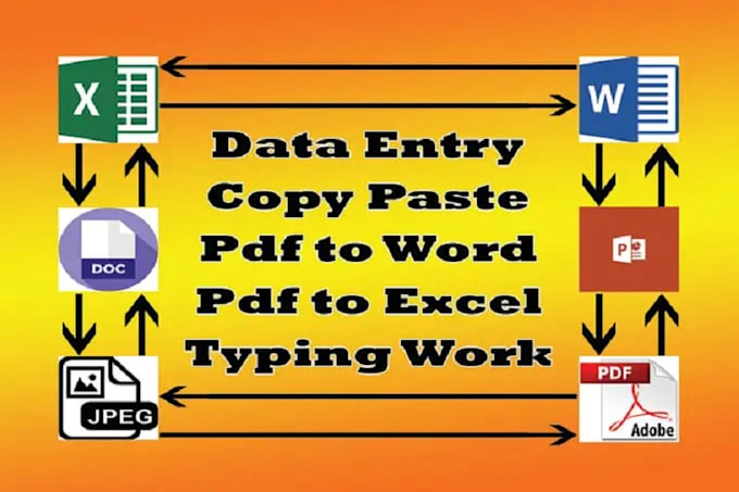 Do excel data entry, copy paste, pdf to excel, and typing by Alanlin505 ...