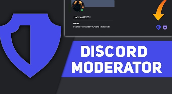 Moderate and manage your discord or others server as mod by Hatmanrl