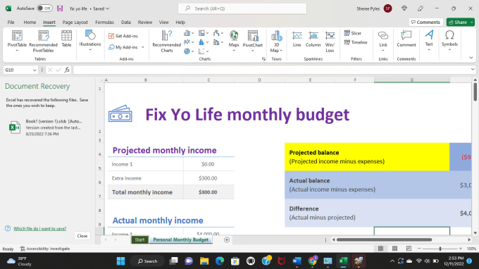 do your excel spreadsheets
