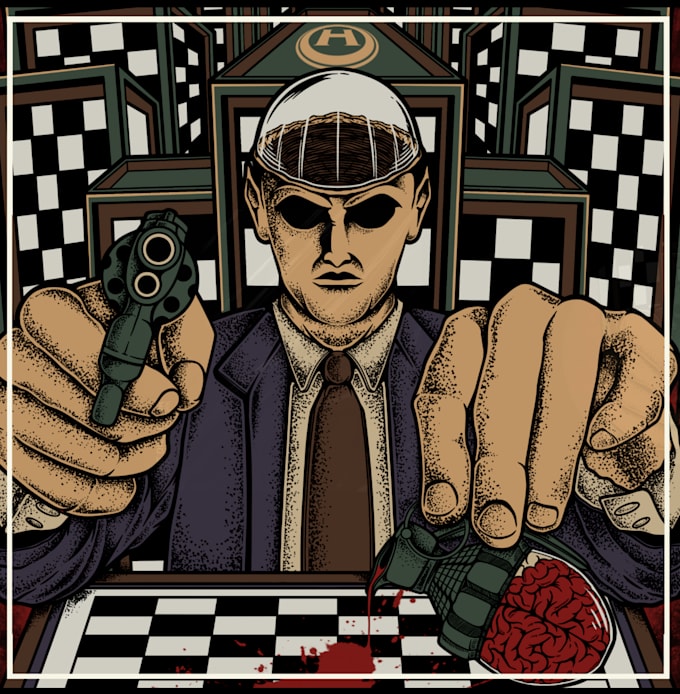 Create awesome illustration for album cover music by irbabass fiverr
