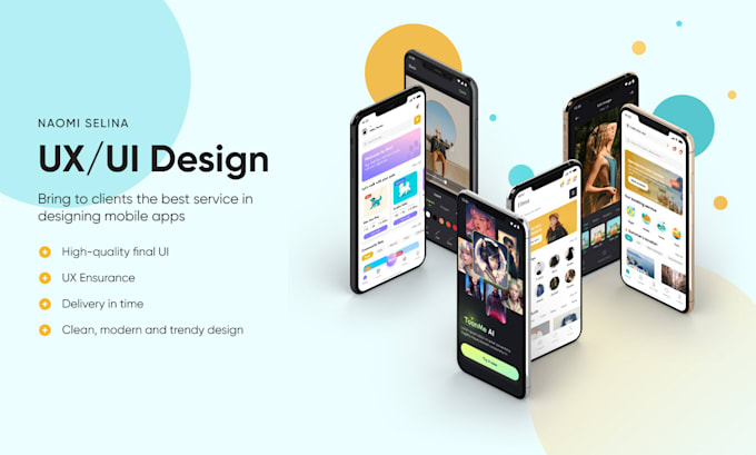 Design modern, effective and minimal mobile app ux ui by Ngcthanh994 ...