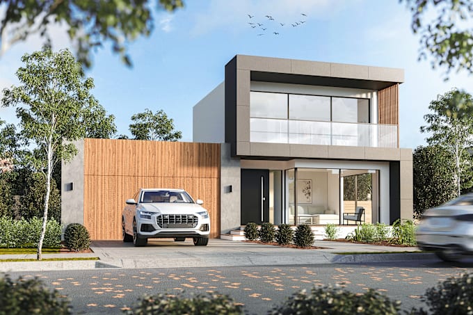 do exterior, interior 3d renderings and walkthrough