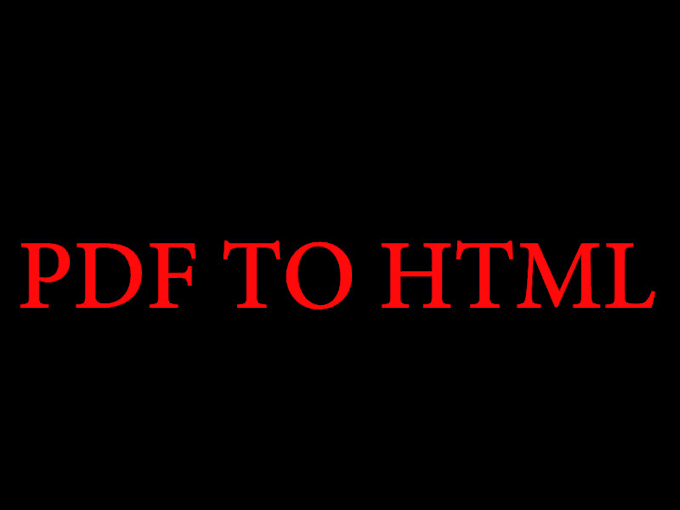 Convert your pdf to html or website by Harispervaiz | Fiverr
