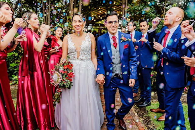 do wedding photo editing and retouching
