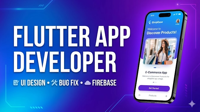build flutter app screens with modern UI