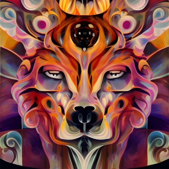 Create your spirit animal totem from your choice of music and color by