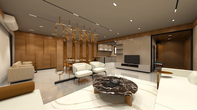 Do 3d sketchup modeling and detailed vray renders for interior projects