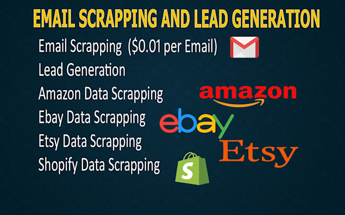 do email scrapping and web scrapping