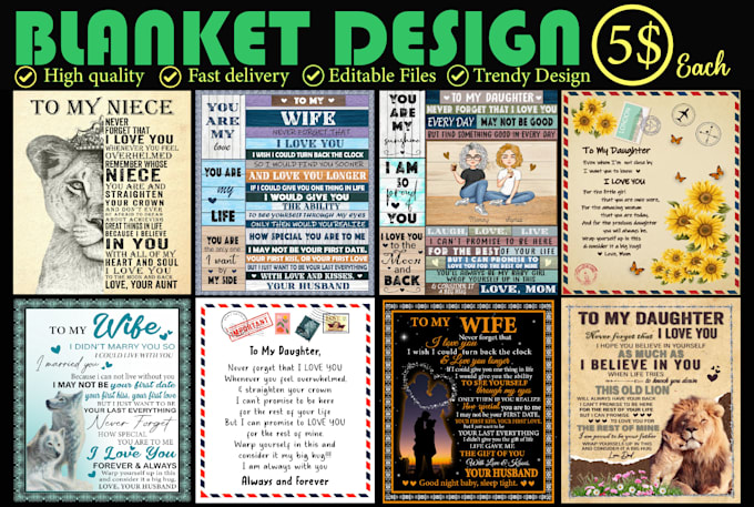 do hooded, quilt, fleece blanket designs for you