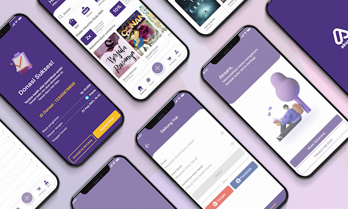 Do creative ui ux design for your website and mobile app by Bintang_dan ...