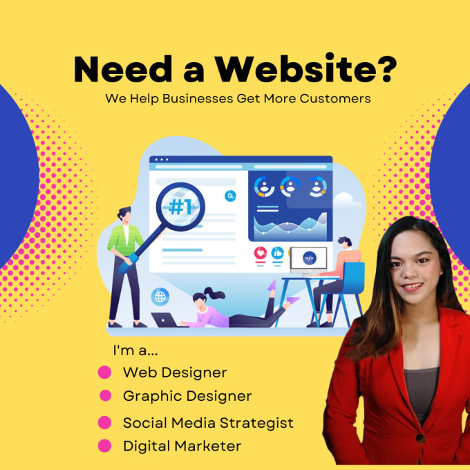 create a responsive wordpress website or landing page