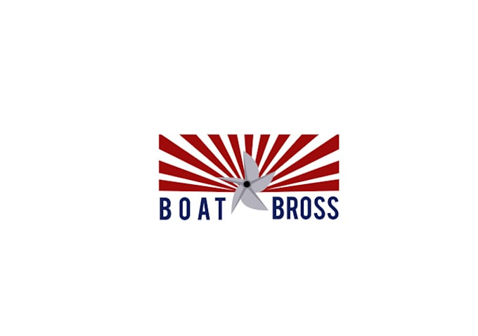 design first class awesome boat bros logo