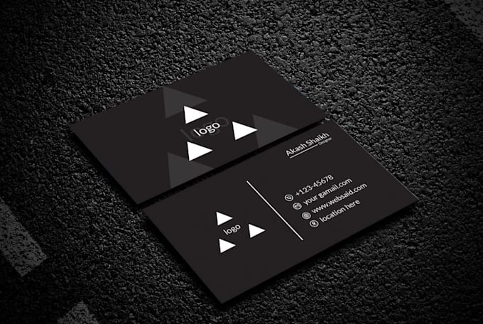 do luxury minimalist business card design