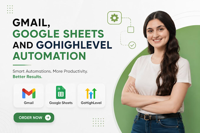 be your expert for gmail, google sheets and gohighlevel automation