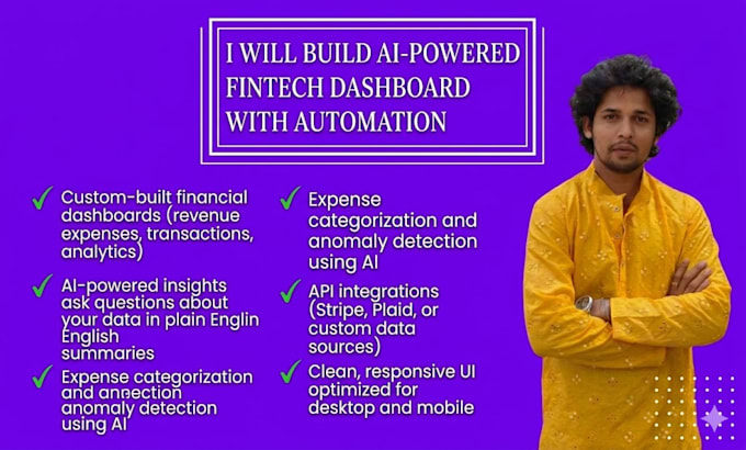 build ai powered fintech dashboard with automation
